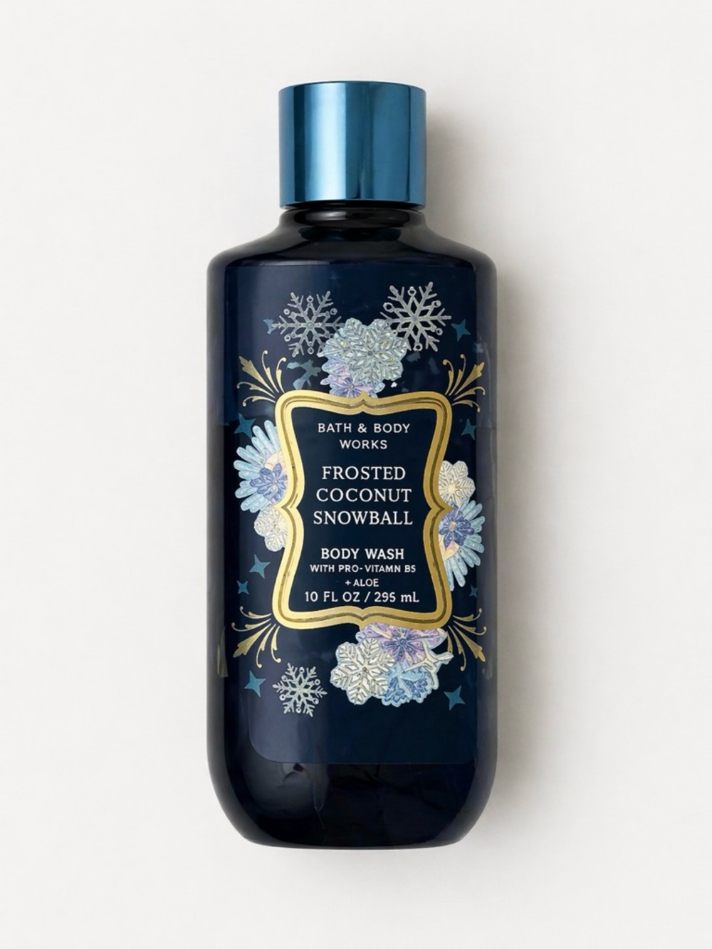 Bath & Body Works Frosted Coconut Snowball Body Wash — Dark Blue